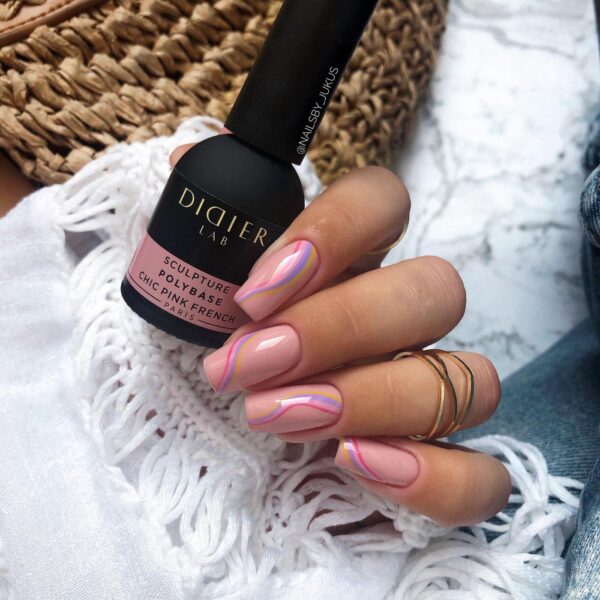 didier lab sculpture polybase, chic pink french, 10 ml