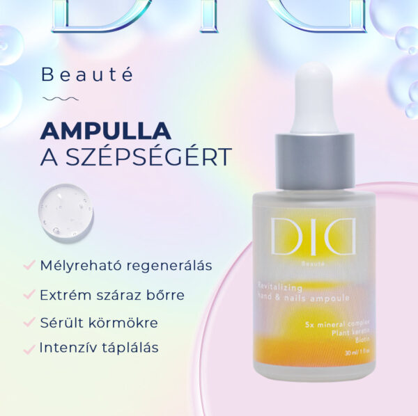 didier lab beauté revitalizáló kéz és körömápoló ampulla, 30ml