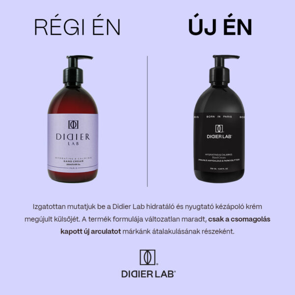 didier lab hidratáló és nyugtató kézápoló krém