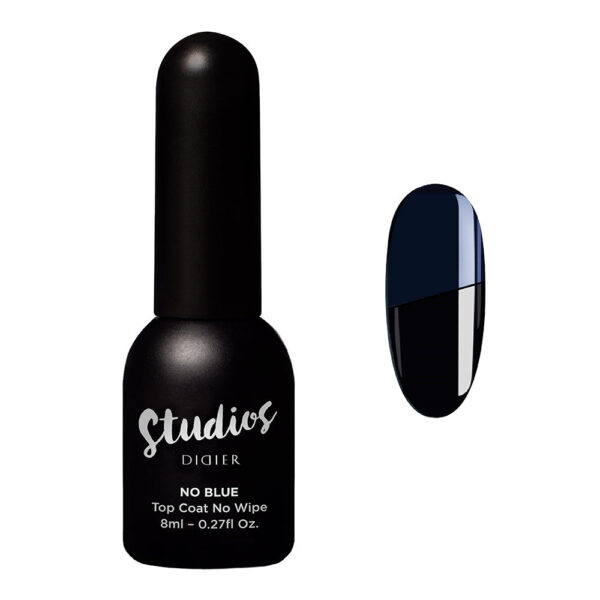 studios didier top coat no blue kékes árnyalat nélküli fedőréteg, 10 ml