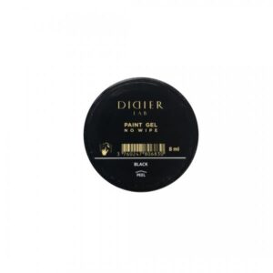 Didier Lab No wipe paint gel, fekete, 8 ml