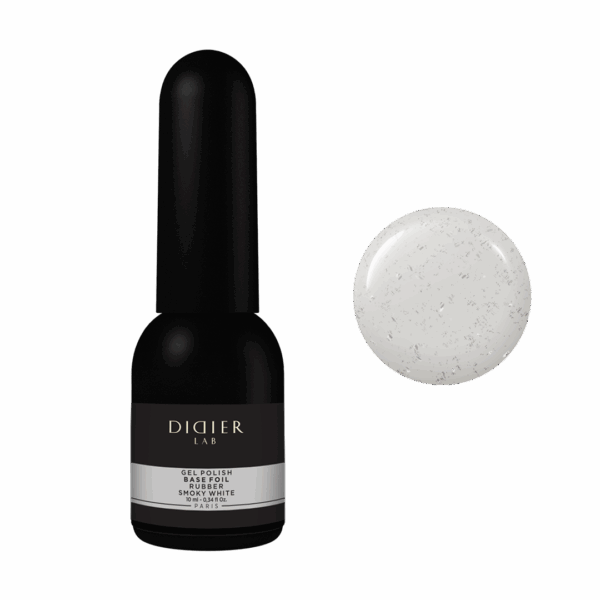 didier lab rubber base foil, smoky white, 10 ml
