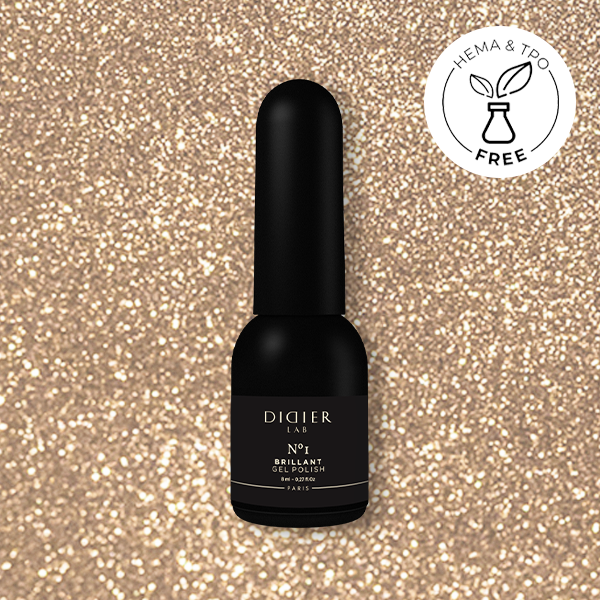 didier lab brillant gél lakk, no.1, 8 ml