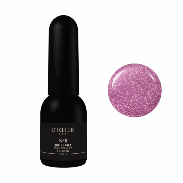 didier lab brillant gél lakk, no.8, 8 ml