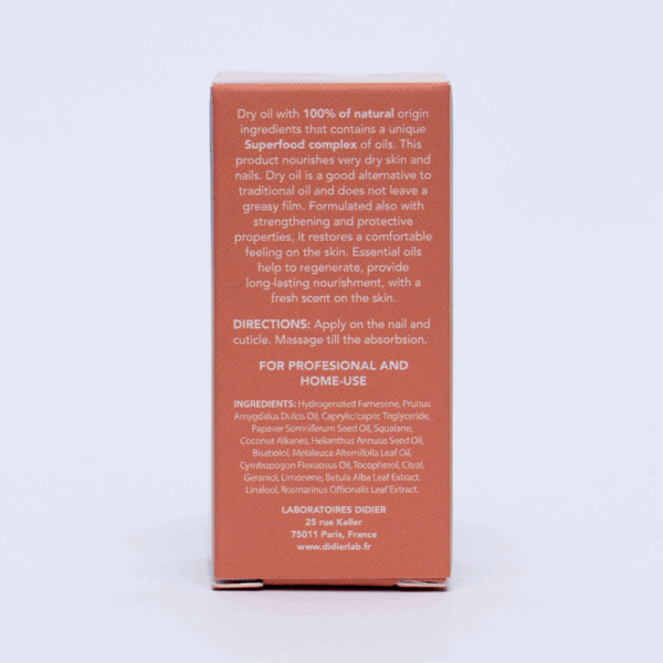 didier lab beautÉ száraz olaj, 20ml