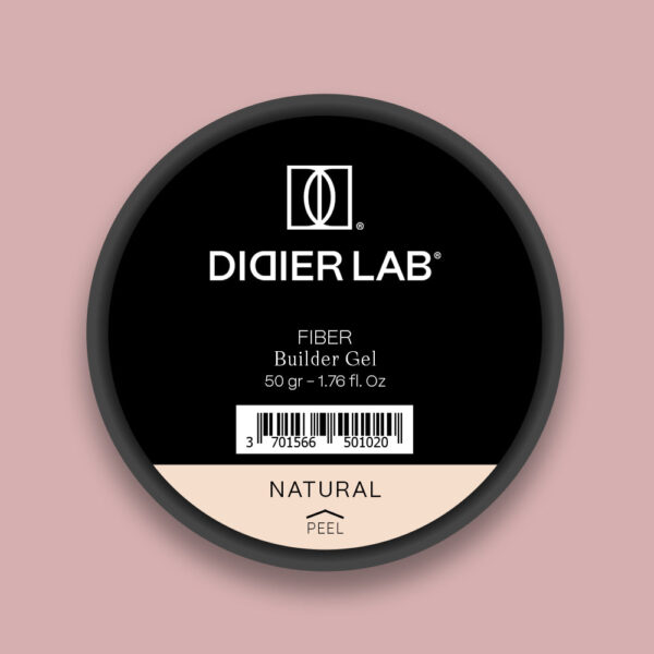 didier lab fiber builder gel üvegszálas építőzselé, natural, 50gr