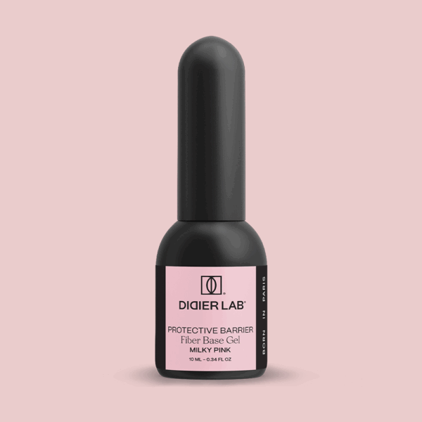 didier lab smart fiber base üvegszálas alapozó zselé, milky pink, 10 ml