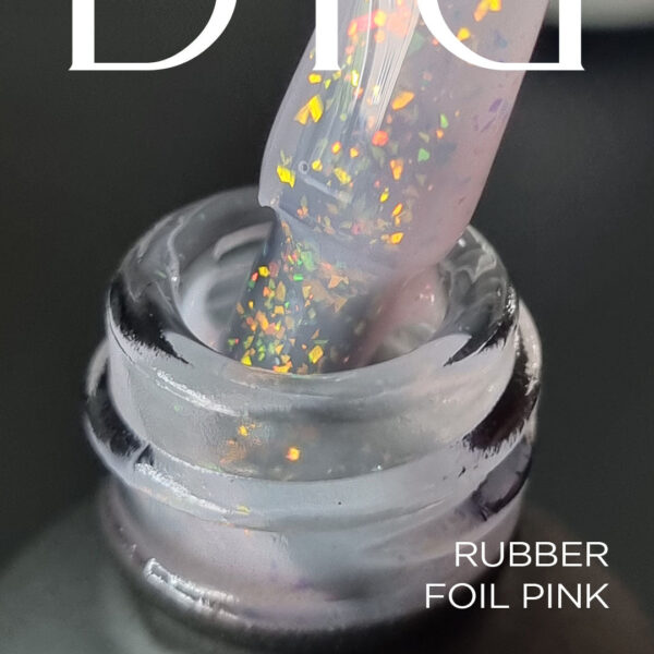 didier lab rubber base foil, pink, 10 ml