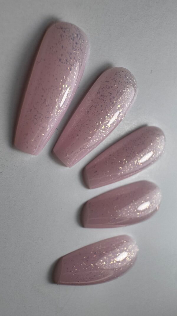 didier lab top coat glitter no wipe glitteres fedőlakk, gold, 10 ml