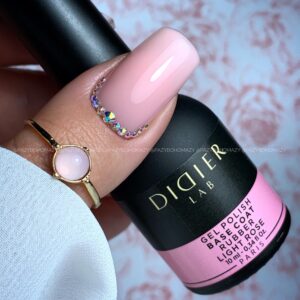 rubber base alapozó lakk valódi gumival, light rose, 10 ml