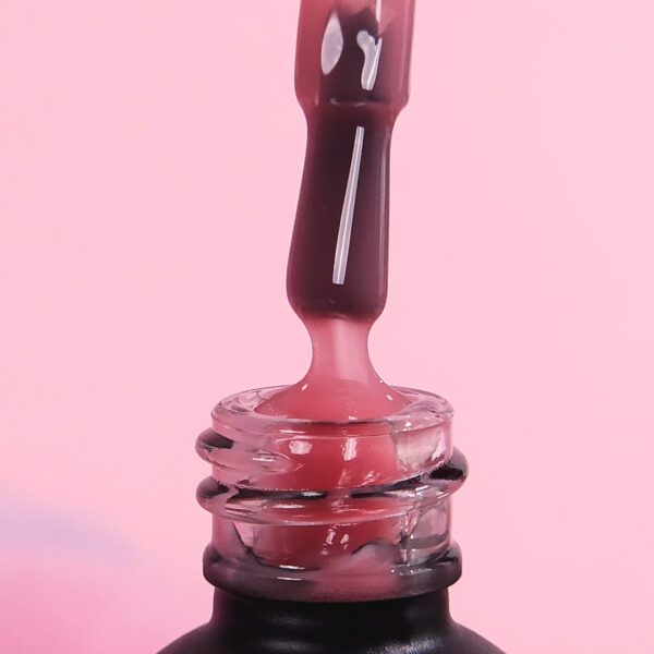 rubber base gél lakk alap valódi gumival, japanese pink, 10 ml