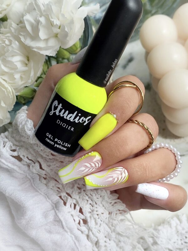 studios didier hibrid gél lakk, neon yellow, 8 ml