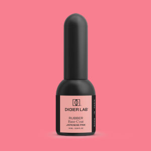 Rubber Base gél lakk alap valódi gumival, Japanese Pink, 10 ml