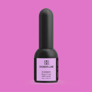 Rubber Base gél lakk alap valódi gumival, Soft Lilac, 10 ml