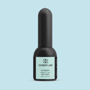 Rubber Base gél lakk alap valódi gumival, Soft Mint, 10 ml