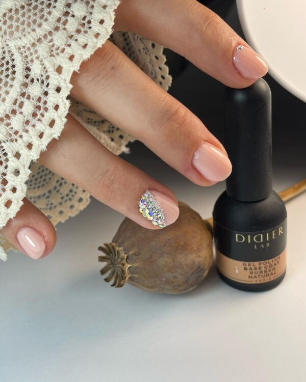 rubber base alapozó lakk valódi gumival, natural, 10 ml