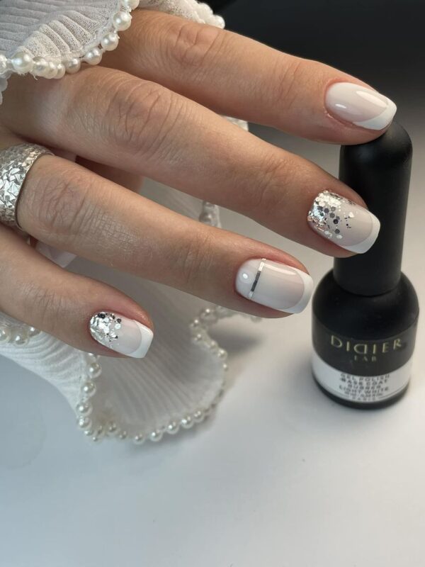 rubber base alapozó lakk valódi gumival, light white, 10 ml