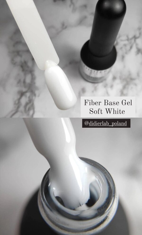 didier lab smart fiber base üvegszálas alapozó zselé, soft white, 10 ml