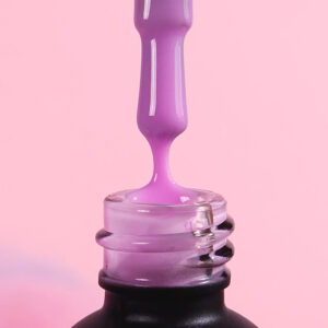 rubber base gél lakk alap valódi gumival, soft lilac, 10 ml