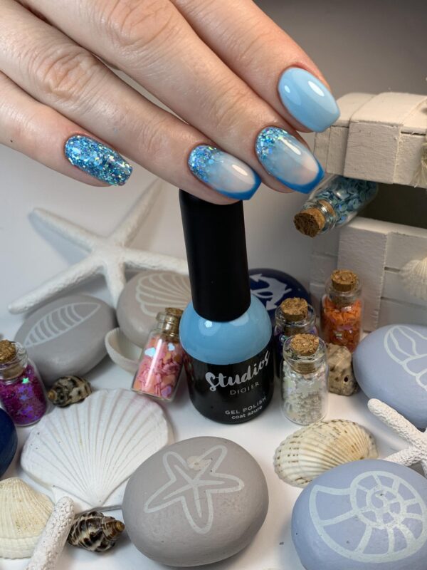 studios didier hibrid gél lakk, coat azure, 8 ml