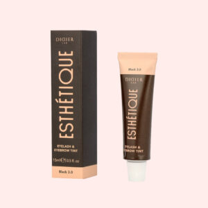 esthétique szempilla és szemöldökfesték, dark brown, 15 ml