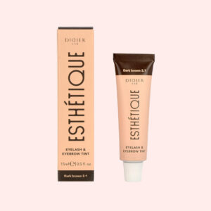esthétique szempilla és szemöldökfesték, dark brown, 15 ml