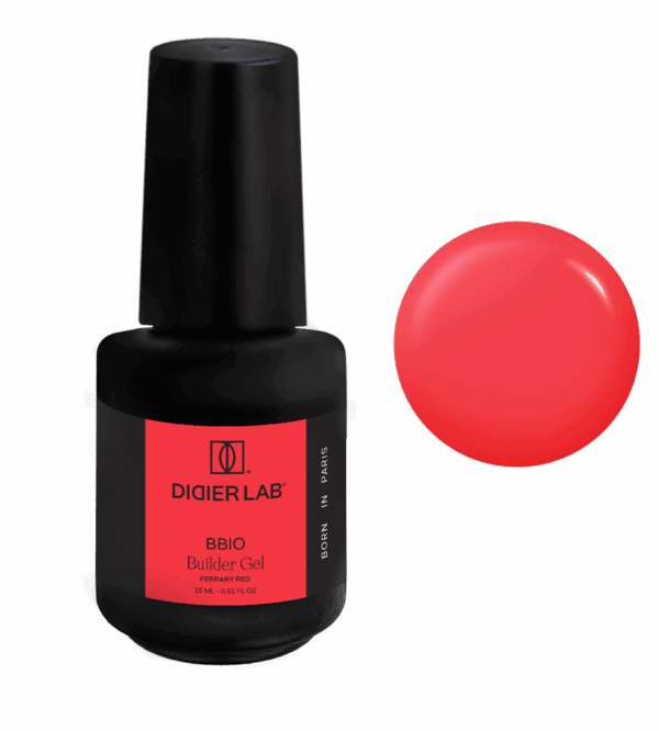 bbio folyékony építőzselé, ferrary red, 15 ml