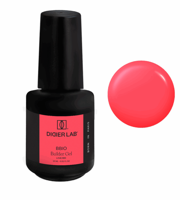 bbio folyékony építőzselé, love red, 15 ml