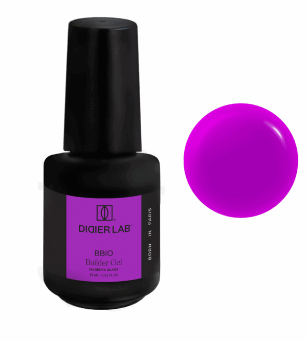 bbio folyékony építőzselé, magenta glass, 15 ml