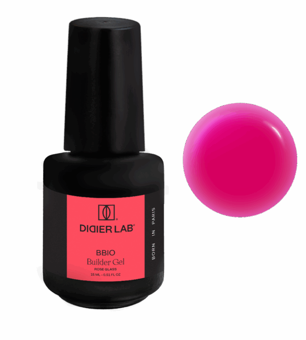 bbio folyékony építőzselé, rose glass, 15 ml