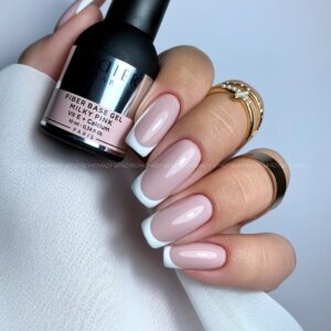 didier lab smart fiber base üvegszálas alapozó zselé, milky pink, 10 ml