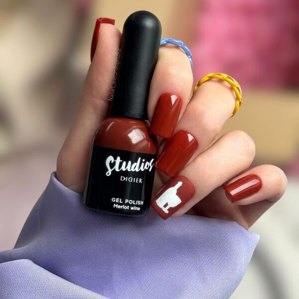 studios didier hibrid gél lakk, merlot wine, 8 ml
