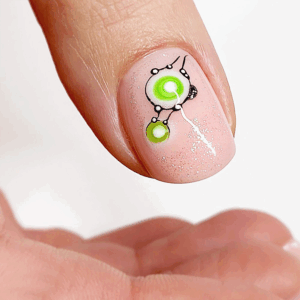 studios didier hibrid gél lakk, neon green, 8 ml