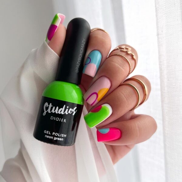 studios didier hibrid gél lakk, neon green, 8 ml