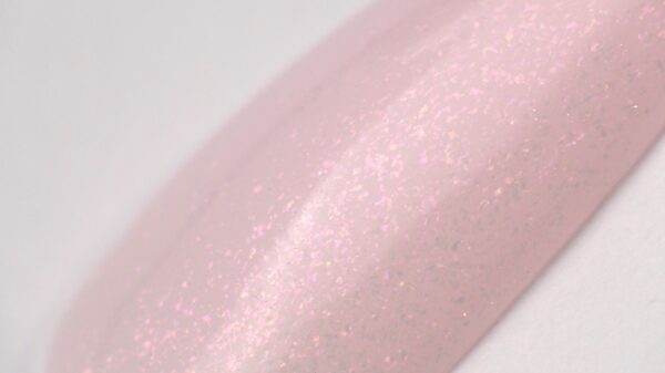 didier lab top coat glitter no wipe glitteres fedőlakk, pink, 10 ml