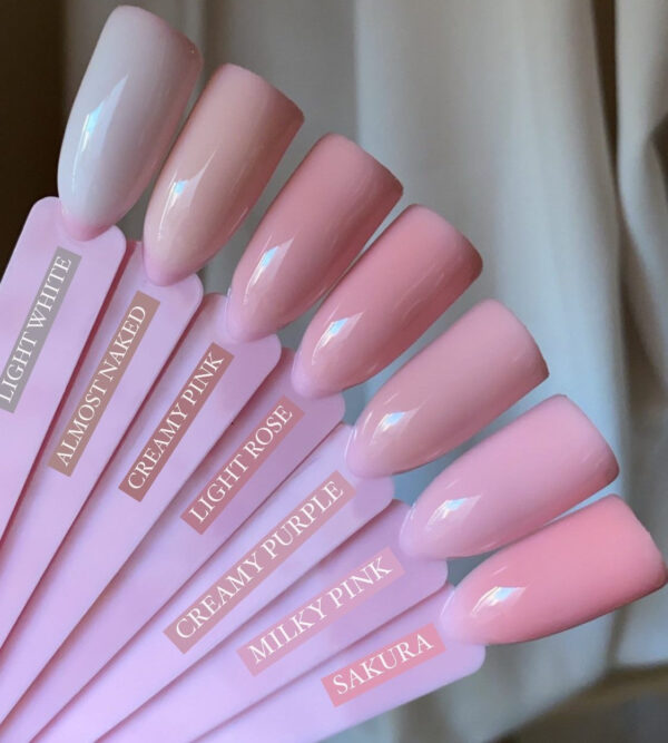 rubber base alapozó lakk valódi gumival, light rose, 10 ml