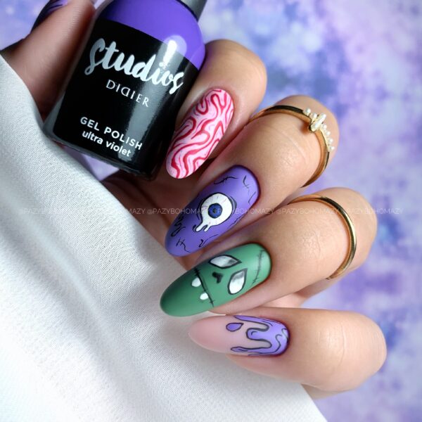 studios didier hibrid gél lakk, ultra violet, 8 ml