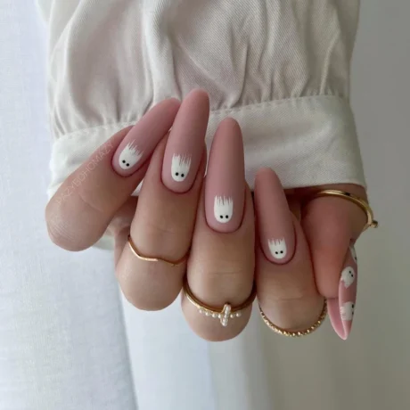 PolybaseChicPinkFrench_PaintGelWhite_paintgelBlack_VelourTopCoat
