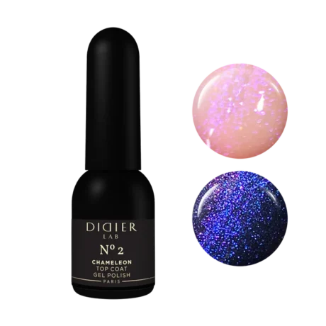 Didier Lab "Chameleon" Top Coat - gél lakk fedőréteg, No.2